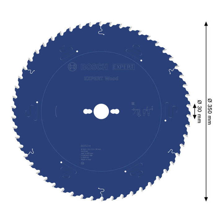 Bosch EXPERT Wood Kreissägeblatt, 350x30 mm, Z54