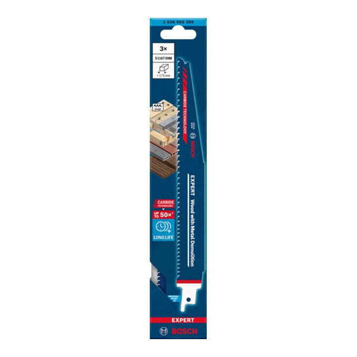 Bosch Expert ‘Wood with Metal Demolition’ S 1167 XHM Säbelsägeblatt