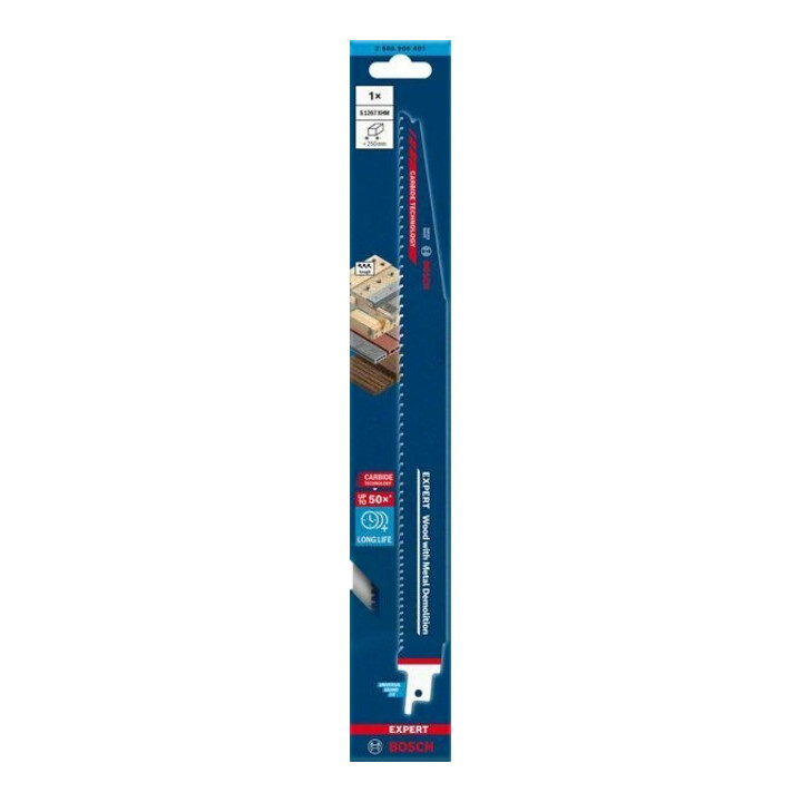 Bosch Expert "Wood with Metal Demolition" S 1267 XHM reciprozaagblad