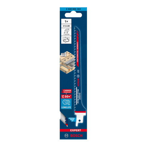 Bosch EXPERT Wood with Metal S 715 LHM Säbelsägeblatt 1 Stück für Säbelsägen