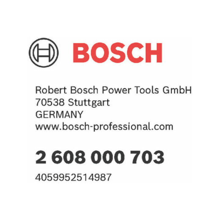 Bosch extra handgreep GBH 18V-34 CF, 18V-36 C