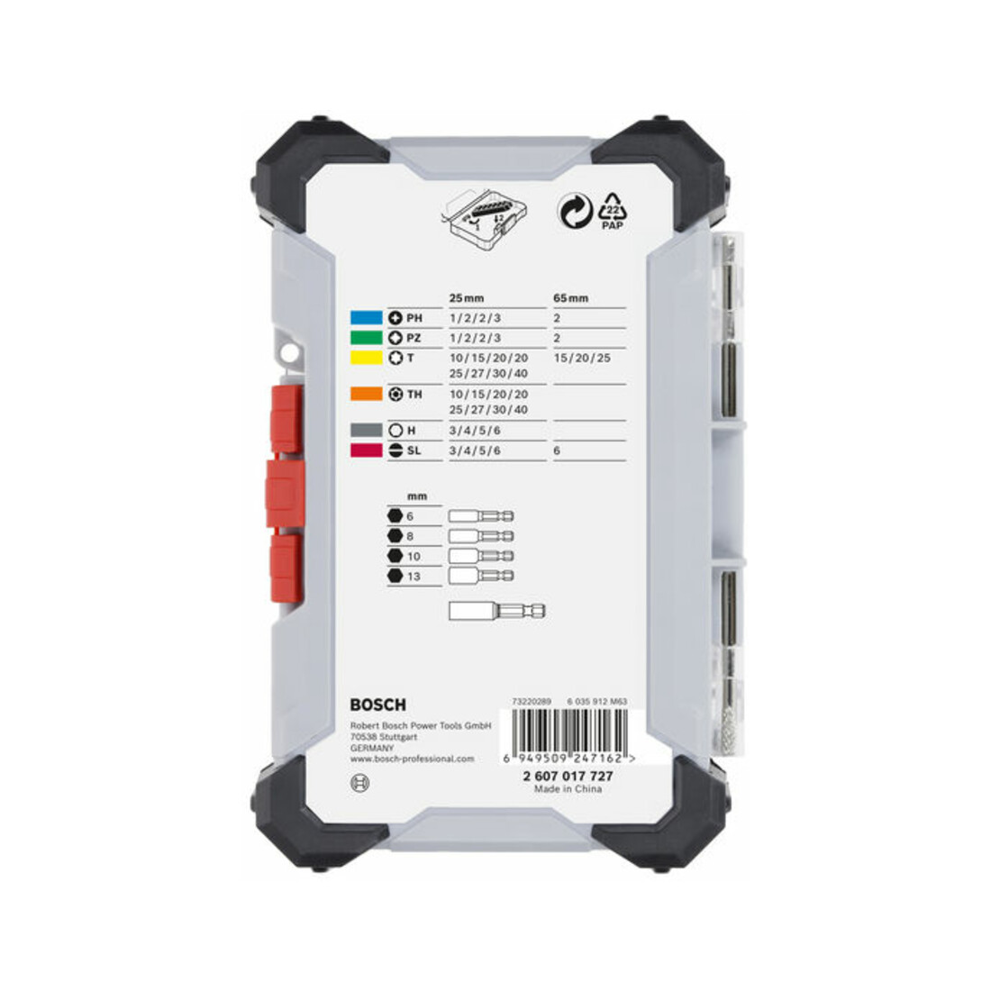 Bosch Extra Hard Schrauberbit-Set, 43‑tlg.
