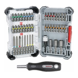 Bosch Extra Hard Schrauberbit-Set, 44+1‑tlg.