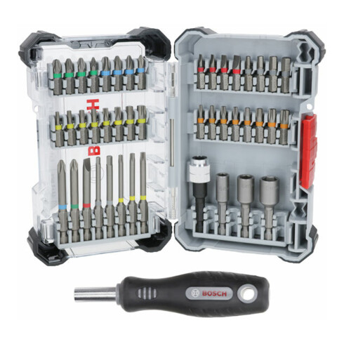 Bosch Extra Hard Schrauberbit-Set, 44+1‑tlg.