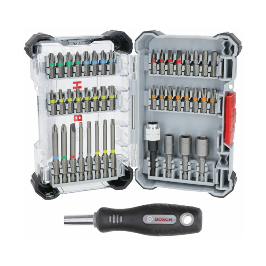 Bosch Extra Hard Schrauberbit-Set, 44+1‑tlg.