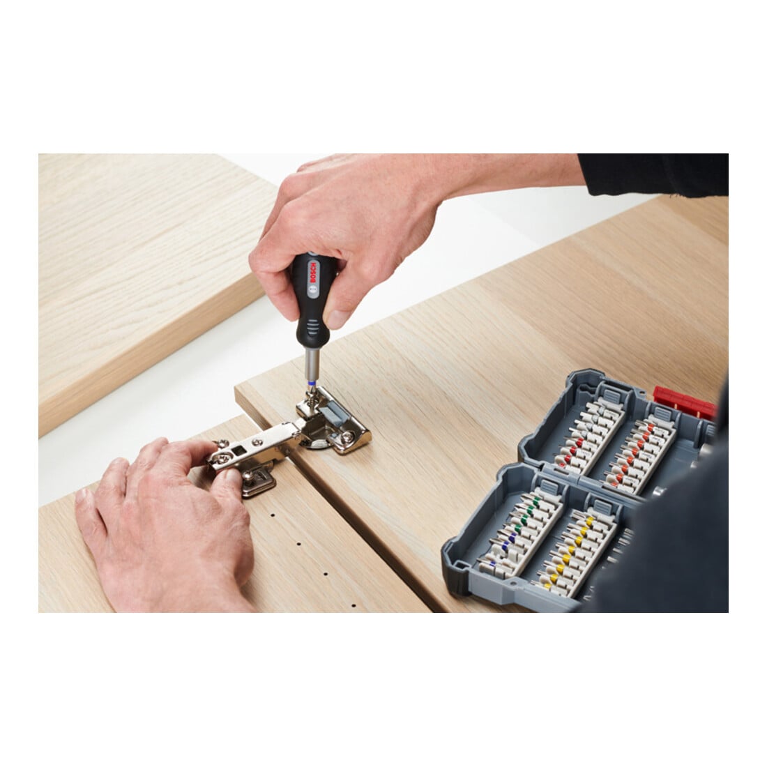 Bosch Extra Hard Schrauberbit-Set, 44+1‑tlg.