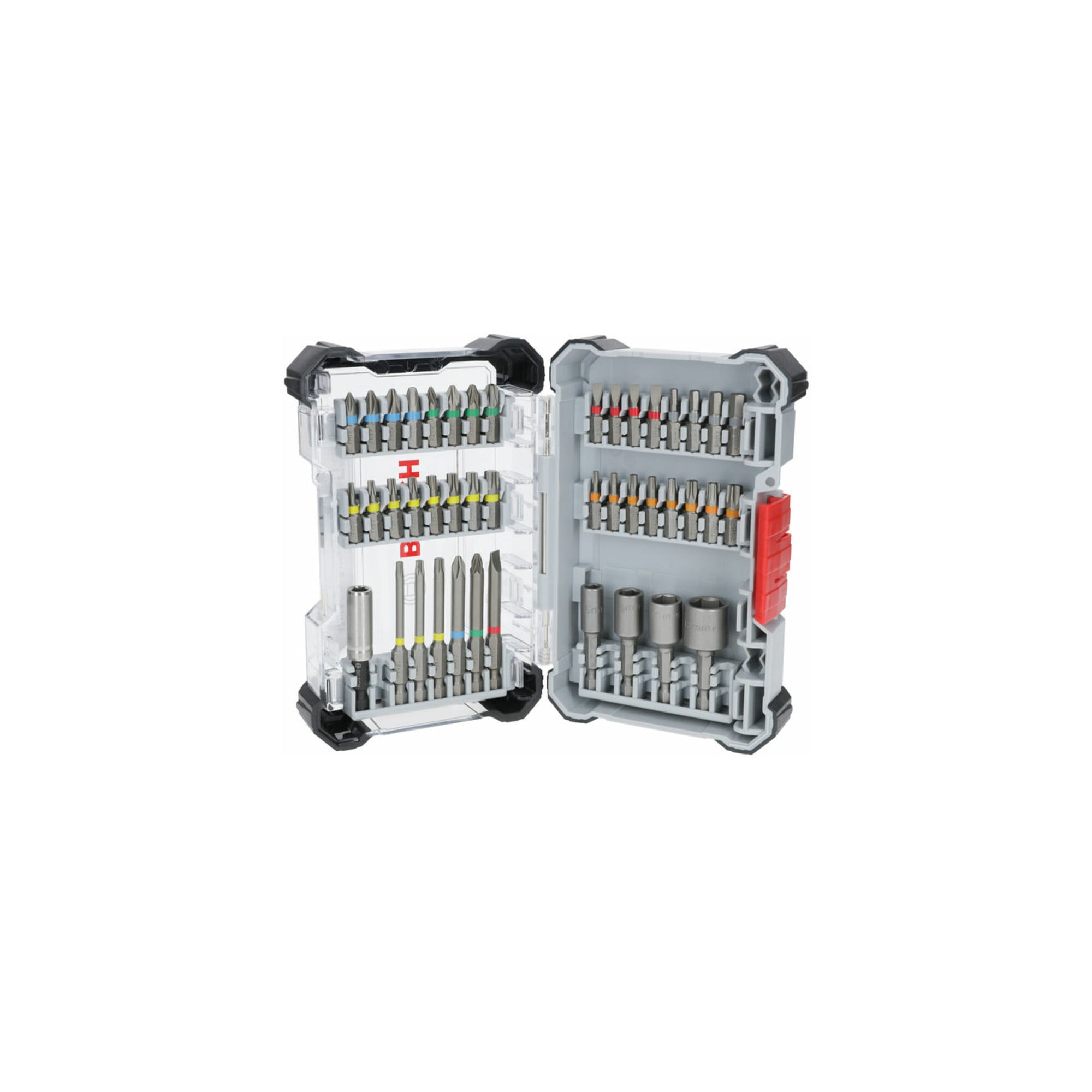BOSCH Extra Hard Schrauberbit-Set, Auststeller, 43‐tlg.