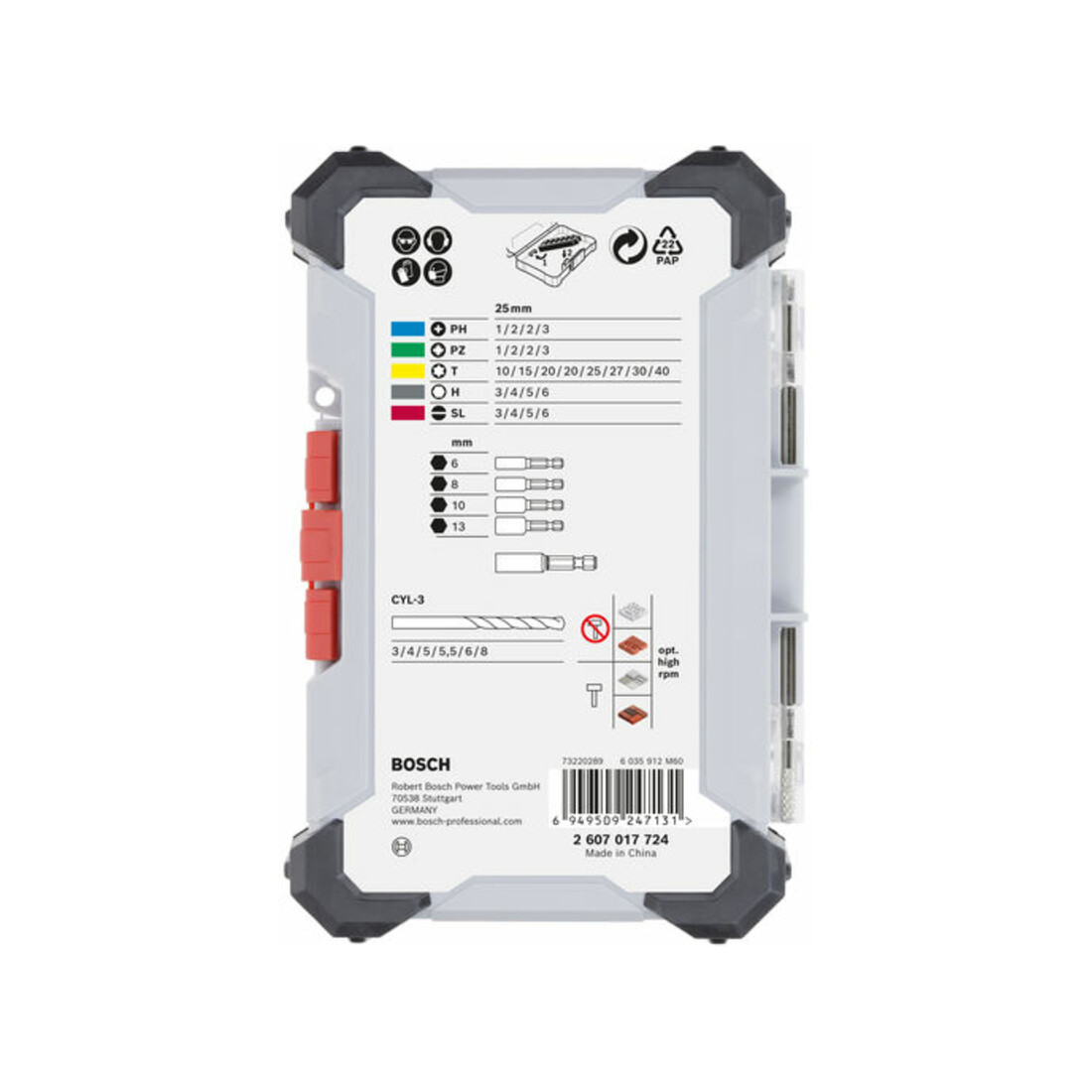 Bosch Extra Hard Schrauberbit‑ und CYL-3 Bohrer-Set, Aufsteller, 35‑tlg.