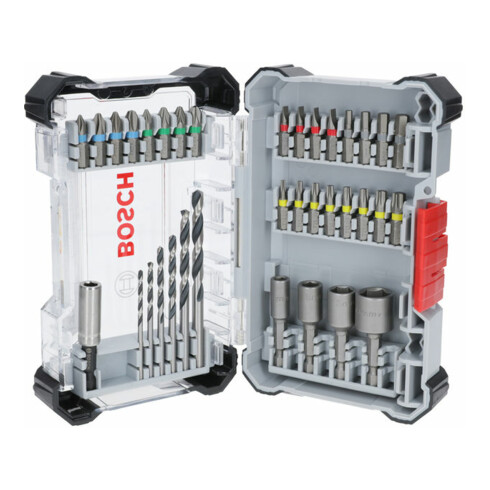 Bosch Extra Hard Schrauberbit‑ und Metal HSS Bohrer-Set, 35‑tlg.