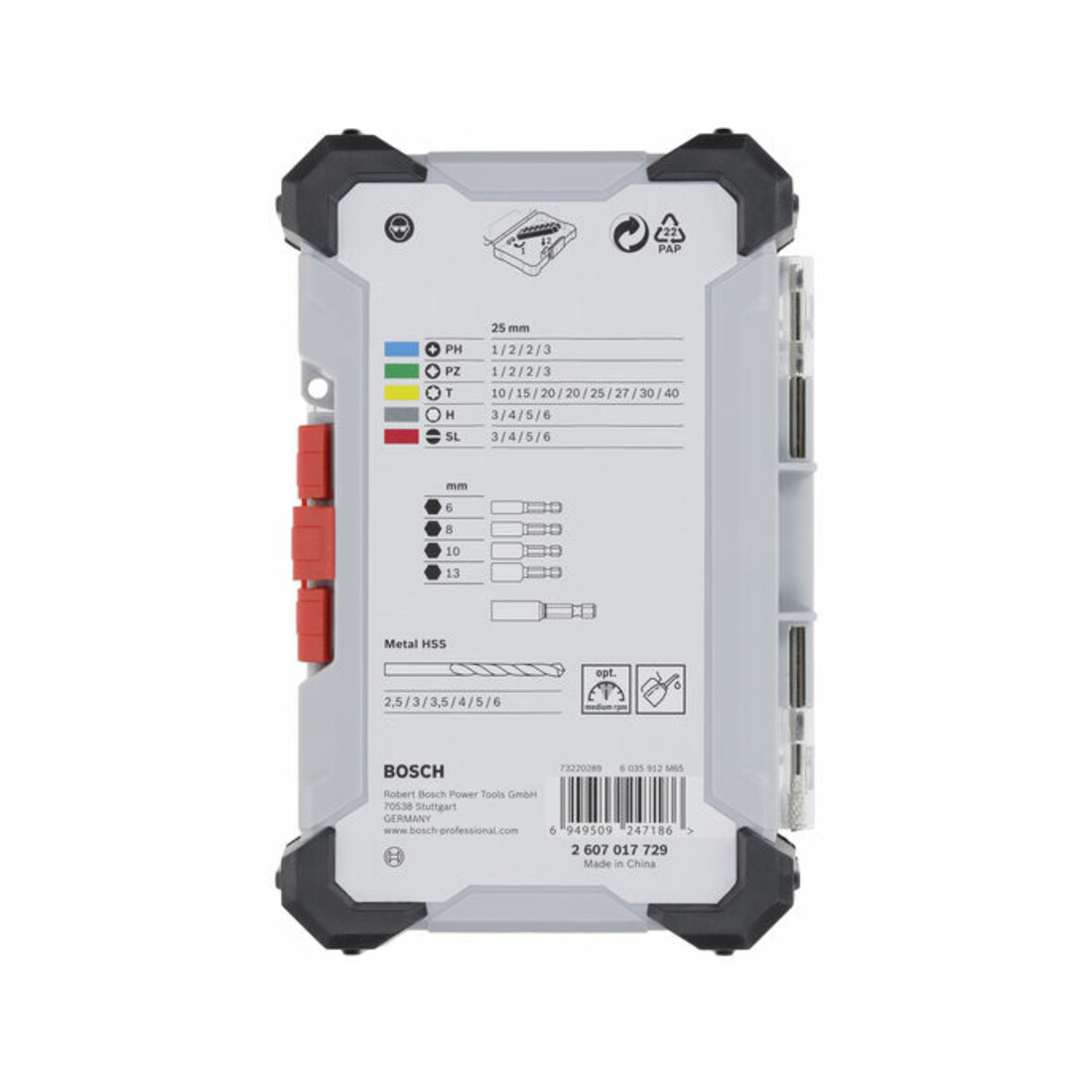 Bosch Extra Hard Schrauberbit‑ und Metal HSS Bohrer-Set, 35‑tlg.