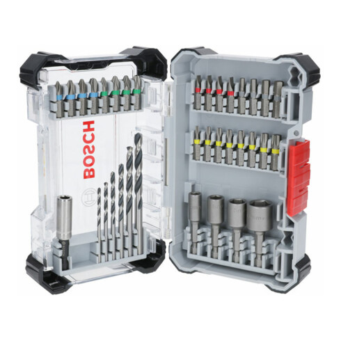Bosch Extra Hard Schrauberbit‑ und Metal HSS Bohrer-Set, Aufsteller, 35‑tlg.