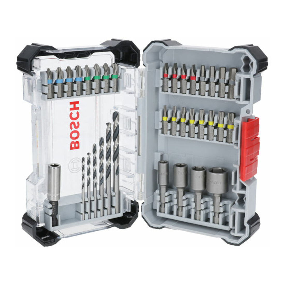 Bosch Extra Hard Schrauberbit‑ und Metal HSS Bohrer-Set, Aufsteller, 35‑tlg.