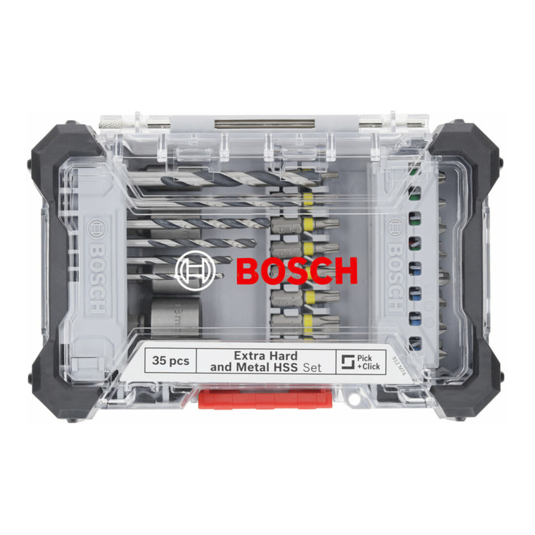 Bosch Extra Hard Schrauberbit‑ und Metal HSS Bohrer-Set, Aufsteller, 35‑tlg.