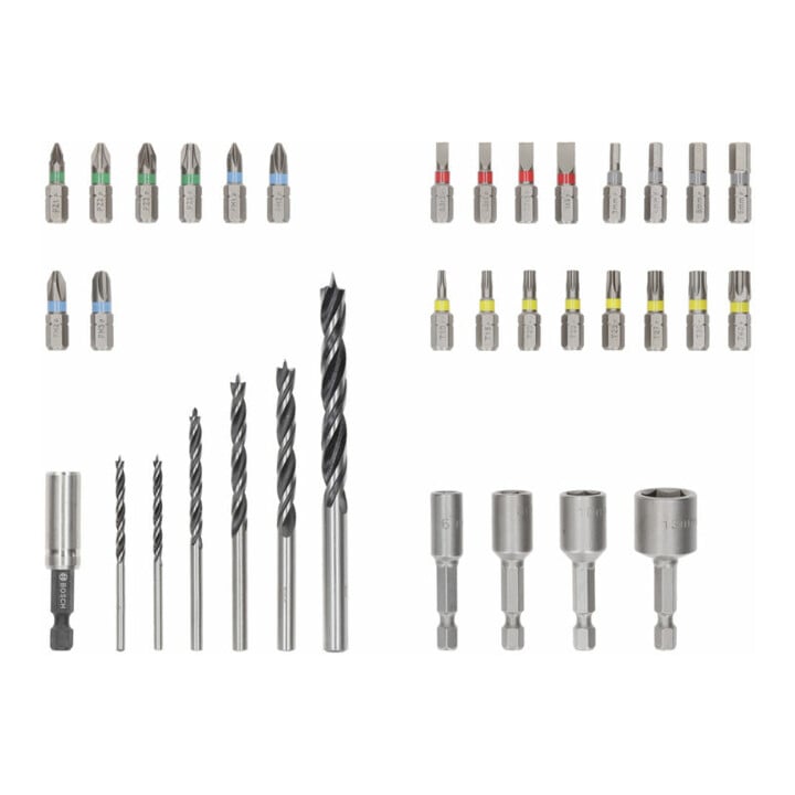 Bosch Extra Hard Schrauberbit‑ und PRO Wood Bohrer-Set, 35‑tlg.
