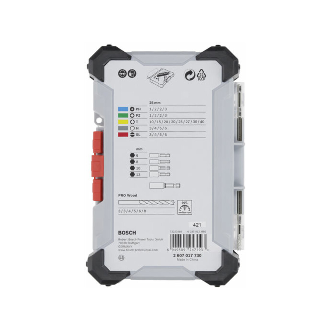 Bosch Extra Hard Schrauberbit‑ und PRO Wood Bohrer-Set, 35‑tlg.