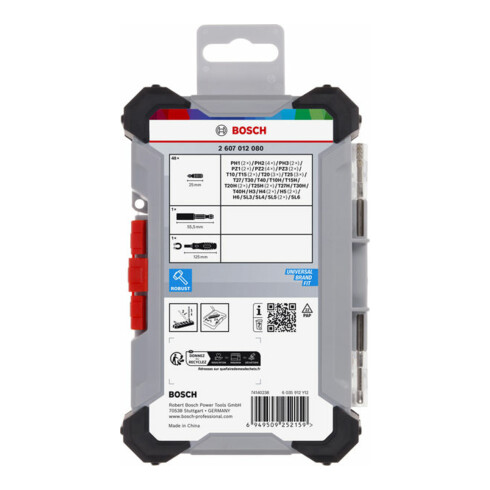 Bosch Extra Hard Schrauberbitsatz, 50‑tlg.