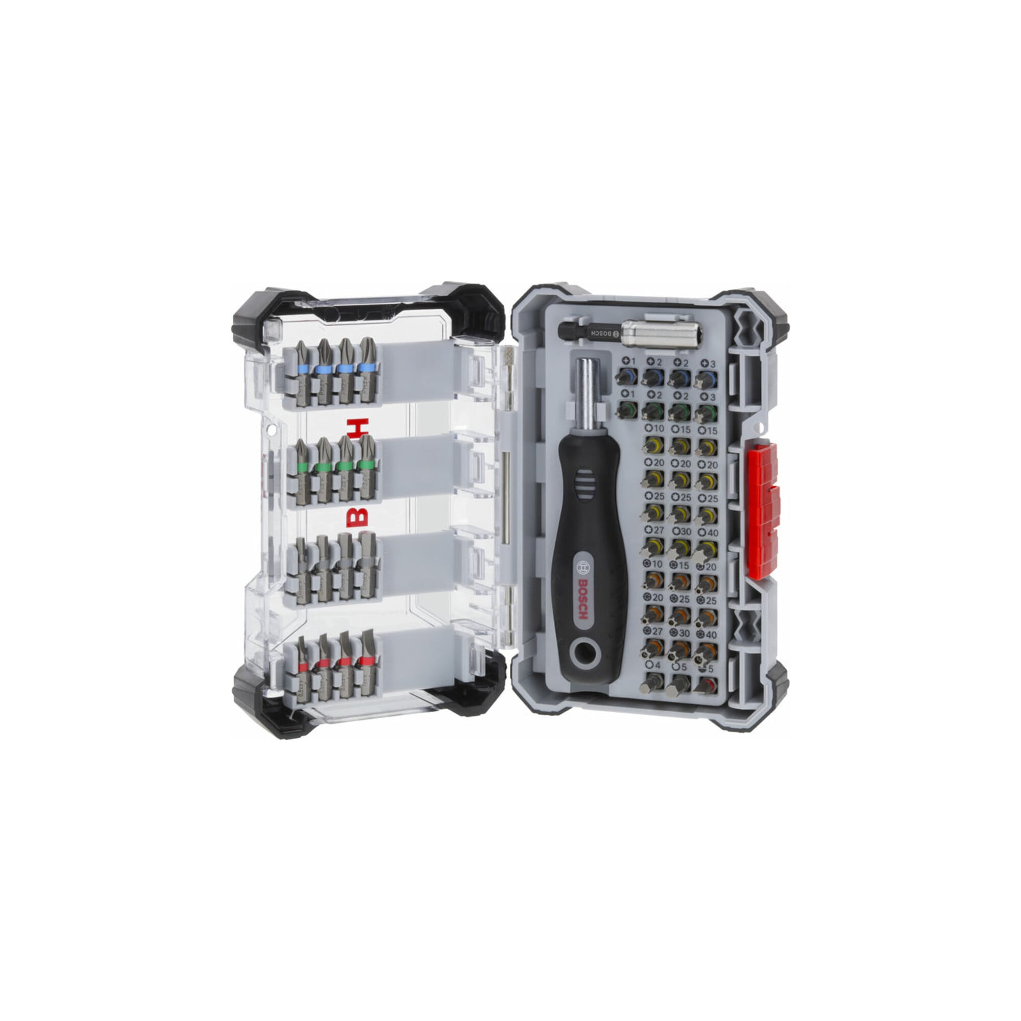 BOSCH Extra Hard Schrauberbitsatz, Display, 6x50 Teile