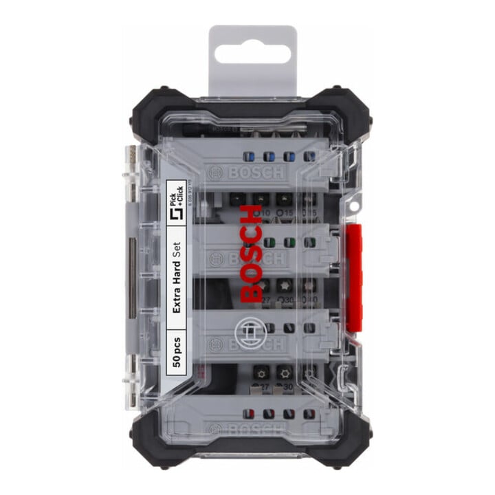 Bosch Extra Hard Schrauberbitsatz, Display, 6x50 Teile