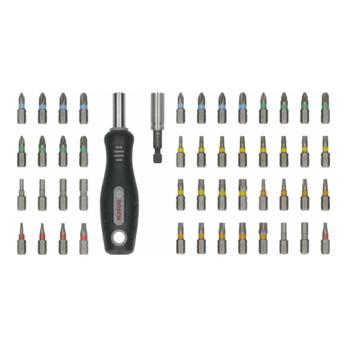 Bosch Extra Hard Schrauberbitsatz, Display, 6x50 Teile