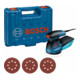 Bosch Exzenterschleifer GEX 125-1 AE, mit 3 x Schleifblatt C470, in Handwerkerkoffer-1