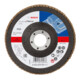 Bosch Fächerschleifscheibe X431 Standard for Metal, Trägerteller aus Glasgewebe gerade-1