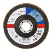 Bosch Fächerschleifscheibe X431 Standard for Metal, Trägerteller aus Glasgewebe gerade