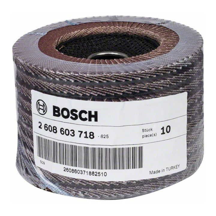 Bosch Fächerschleifscheibe X431 Standard for Metal gerade 125 mm 80 Glasgewebe