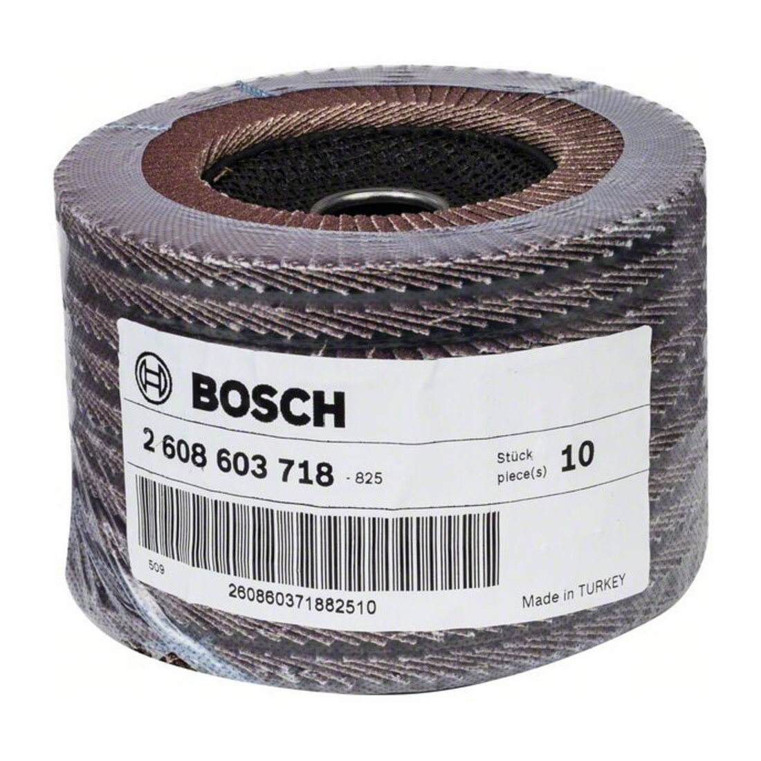 Bosch Fächerschleifscheibe X431 Standard for Metal, Trägerteller aus Glasgewebe gerade