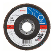 Bosch Gewinkelte Fächerschleifscheibe X551 Expert for Metal, Glasgewebe-1
