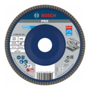 Bosch Fächerschleifscheibe X571 Best for Metal gerade 125 mm 120 Kunststoff