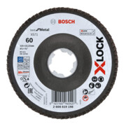 Bosch Fächerschleifscheibe X571 Best for Metal gewinkelt 115 mm K 60 Fiber