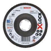 Bosch Fächerschleifscheibe X571 Best for Metal gewinkelt 125 mm K 80 Fiber