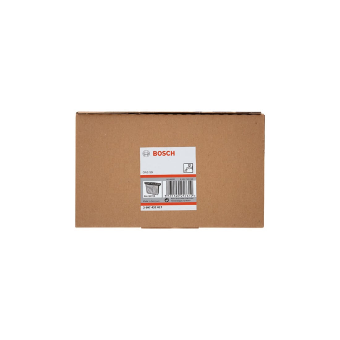 Bosch Faltenfilter Polyester viereckig 8600 cm², 257 x 69 x 187 mm
