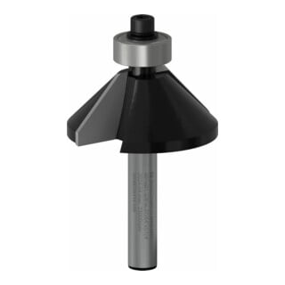 Bosch Fase-/Bündigfräser 1/4", D1 34,9 mm B 13 mm L 14,6 mm G 56 mm 45°