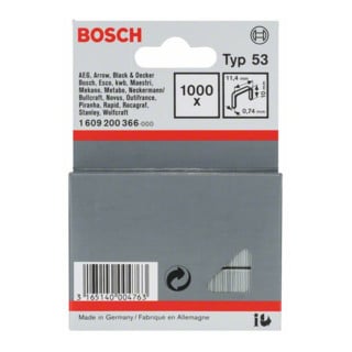 Bosch Feindrahtklammer Typ 53 11,4 x 0,74 x 10 mm