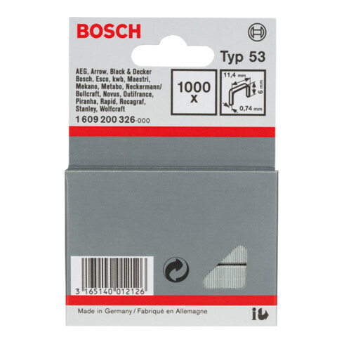 Bosch Feindrahtklammer Typ 53
