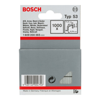 Bosch Feindrahtklammer Typ 53