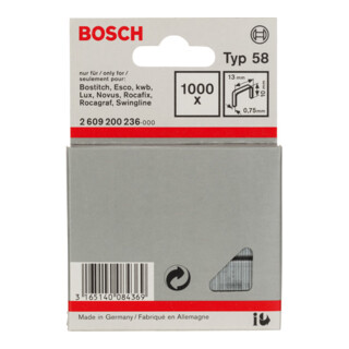 Bosch Feindrahtklammer Typ 58