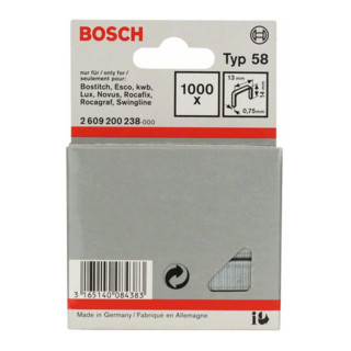 Bosch Feindrahtklammer Typ 58 13 x 0,75 x 14 mm