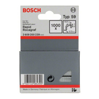 Bosch Feindrahtklammer Typ 59 10,6 x 0,72 x 6 mm