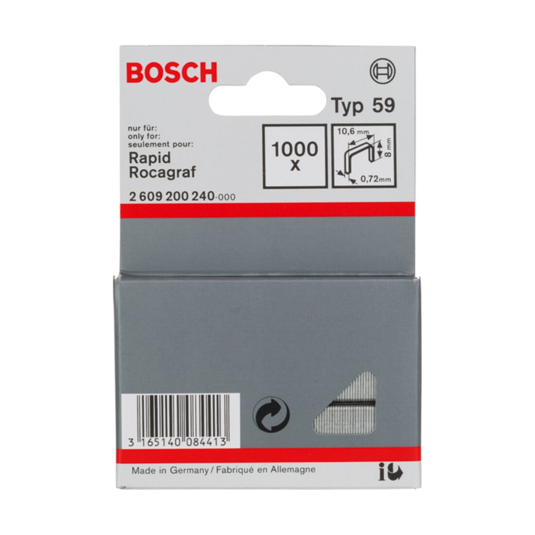 Bosch Feindrahtklammer Typ 59