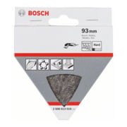 Bosch Feltro di lucidatura per smerigliatrice triangolare e Multi-Cutter velcro duro 93mm-3