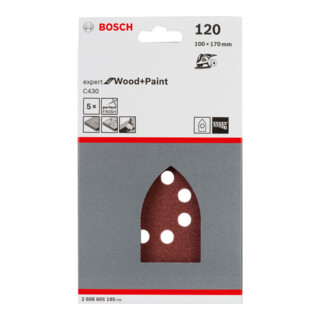 Feuille abrasive Bosch C430,8 trous