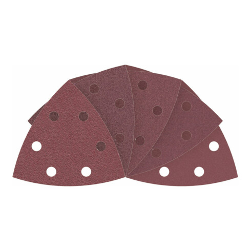 Bosch feuille abrasive C430 93 mm 60 80 80 100 120 120 180 6 trous velcro