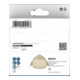 Bosch feuille abrasive C430 93 mm 60 80 80 100 120 120 180 6 trous velcro-4