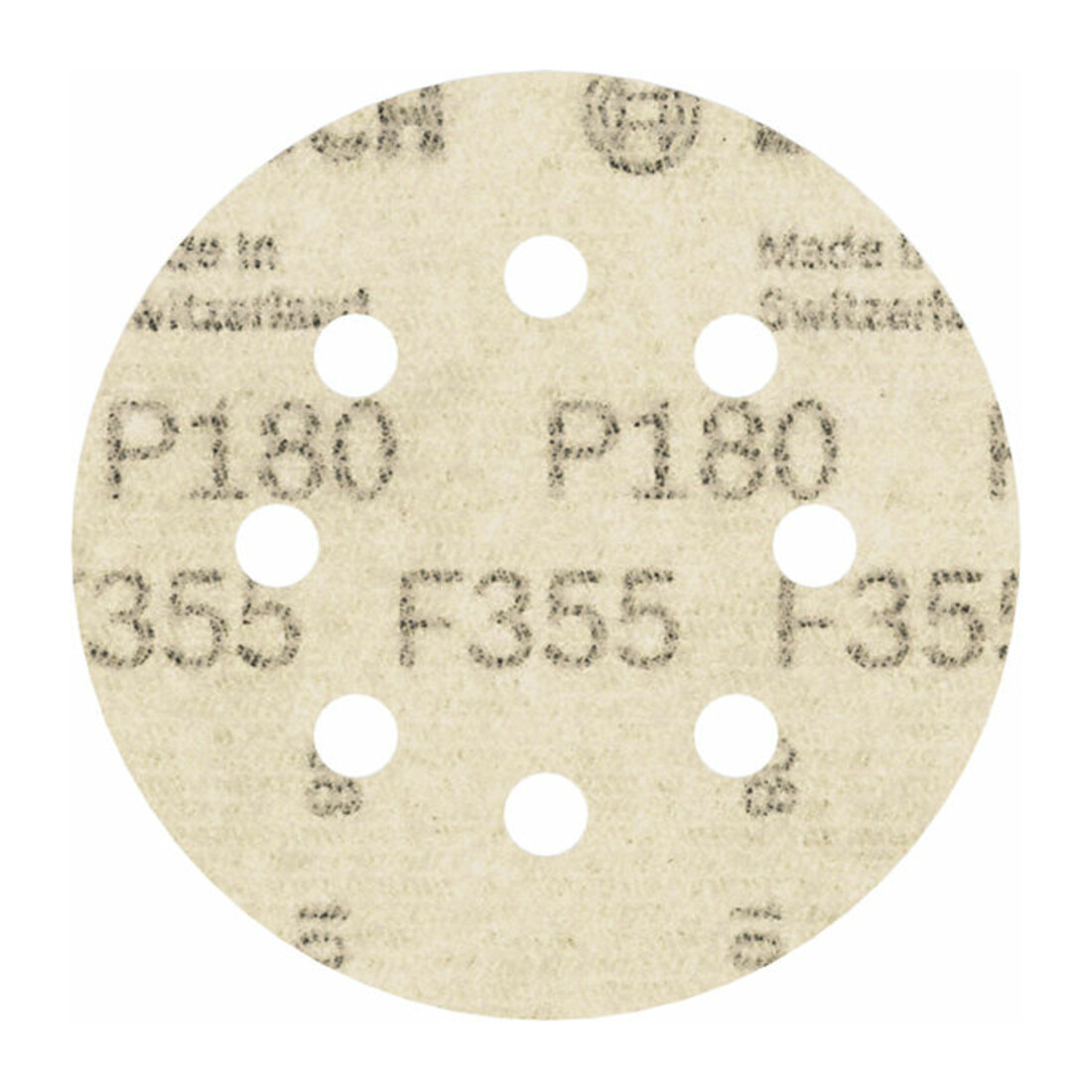 Bosch feuille abrasive F355 115 mm 180 8 trous velcro