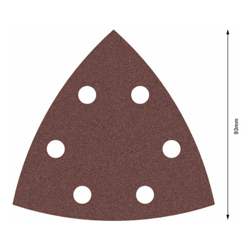 Bosch feuille abrasive F460 Best for Wood and Paint, 93 mm 180