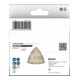 Bosch feuille abrasive F460 Best for Wood and Paint, 93 mm 180