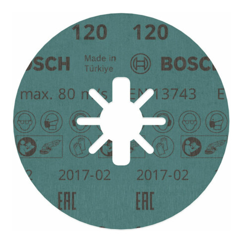 Bosch Fiberschleifscheibe X-LOCK, R780 Best for Metal and Inox für Winkelschleifer