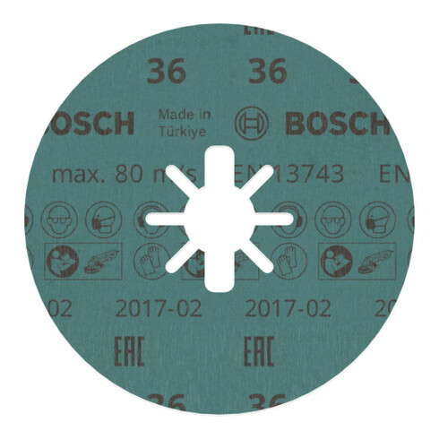 Bosch Fiberschleifscheibe X-LOCK, R780 Best for Metal and Inox für Winkelschleifer